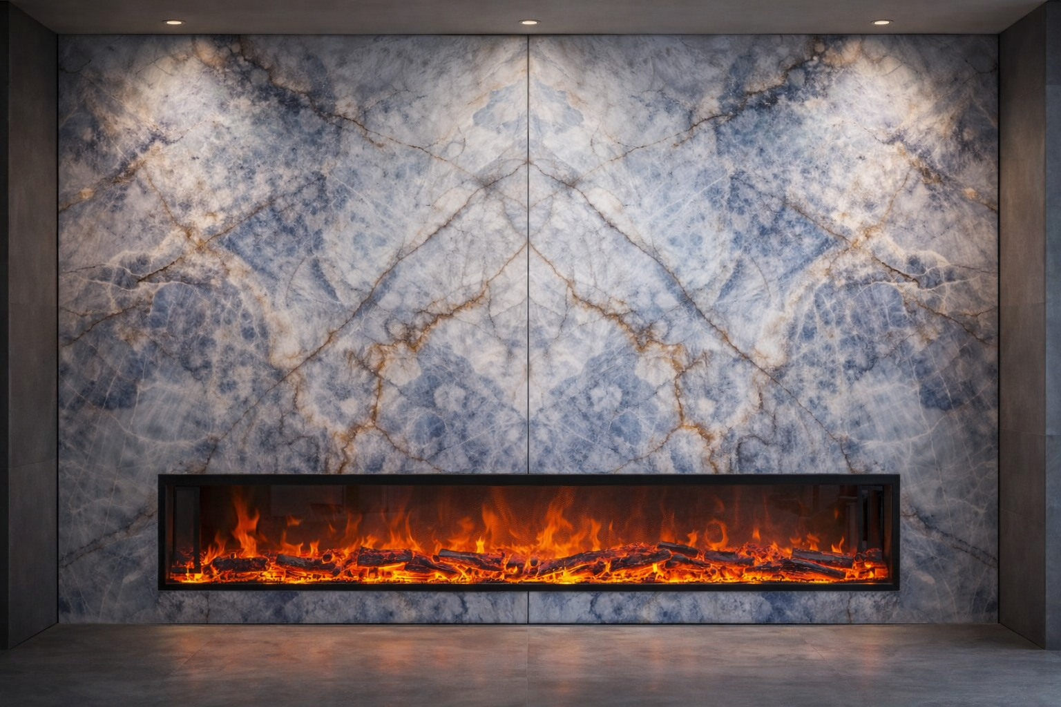 Close-up of Porcelain Tile Wall Panel showing refined stone or marble texture