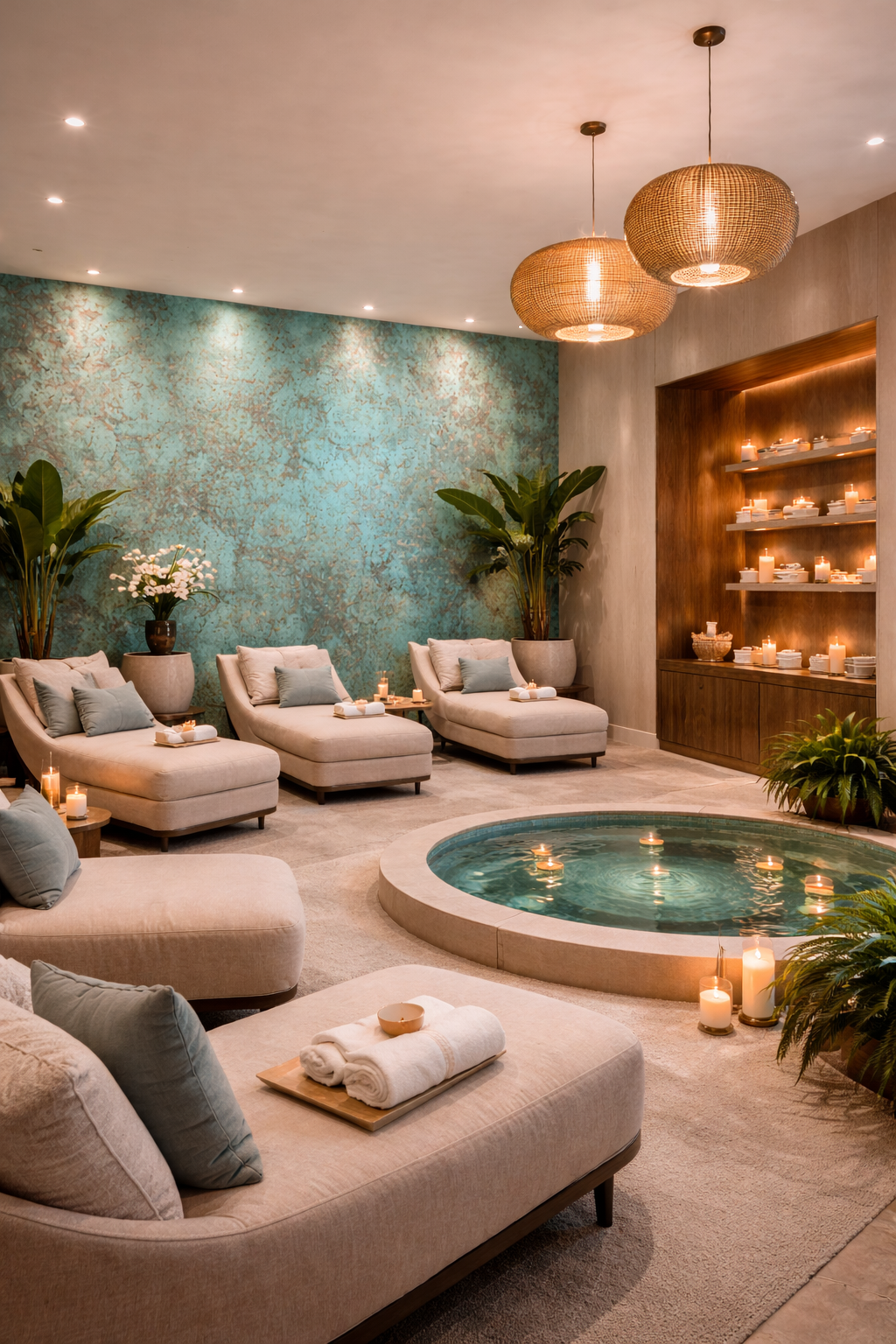 Golden Painting Board installed as luxury feature wall in high-end space